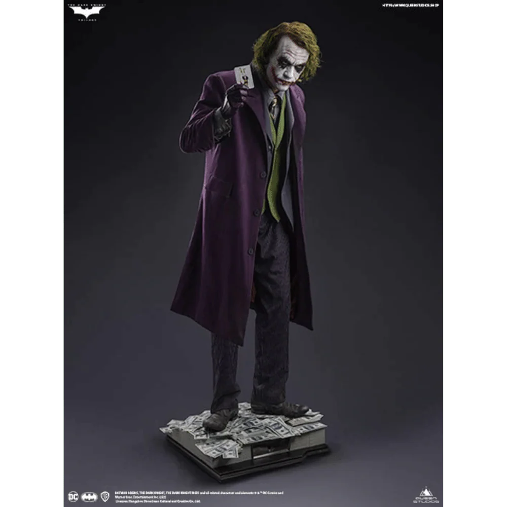 DARK KNIGHT - Joker 1/1 Lifesize Statue By Queen Studios