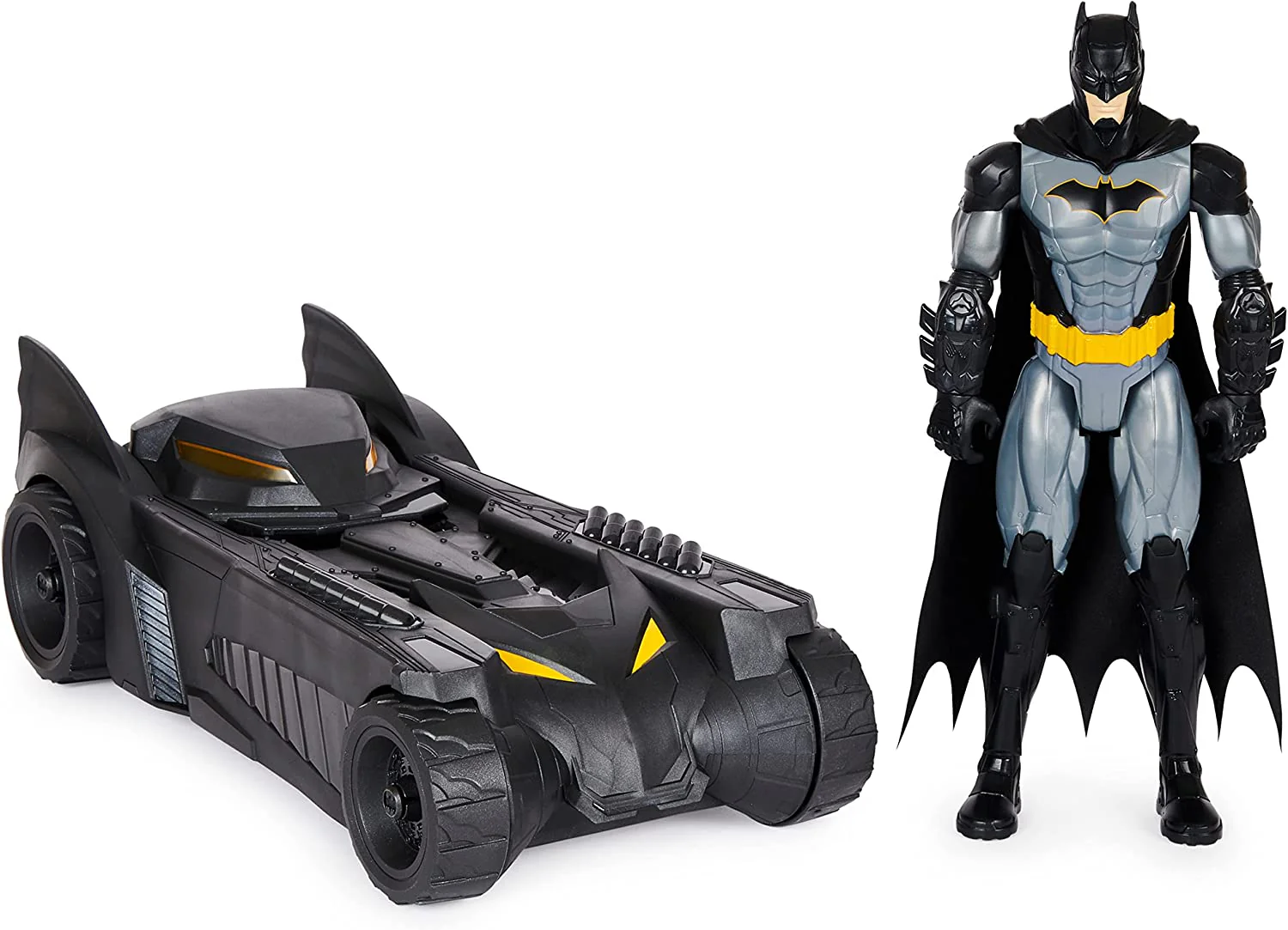 DC Batman Batmobile w/12" Fig Set Value