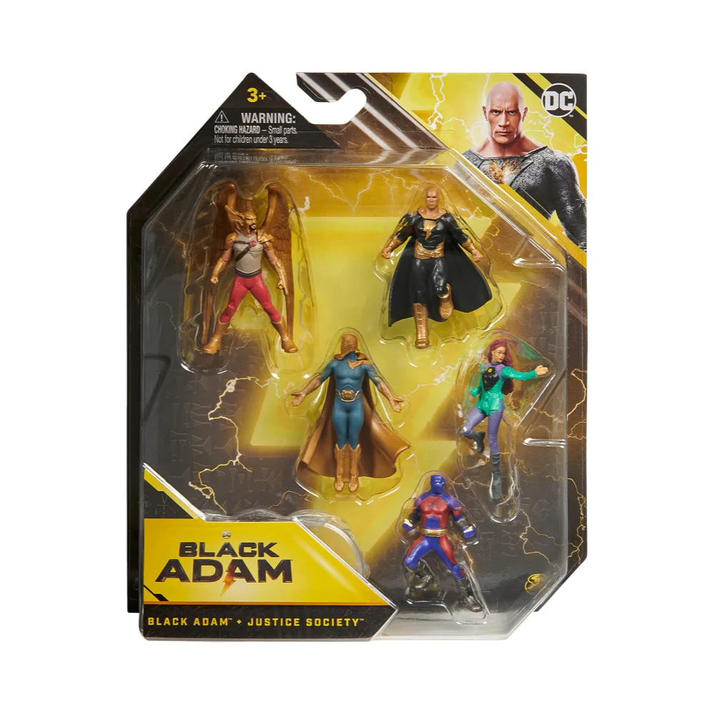 Dc Comics Black Adam Justice Society 5 Pack Gift Set