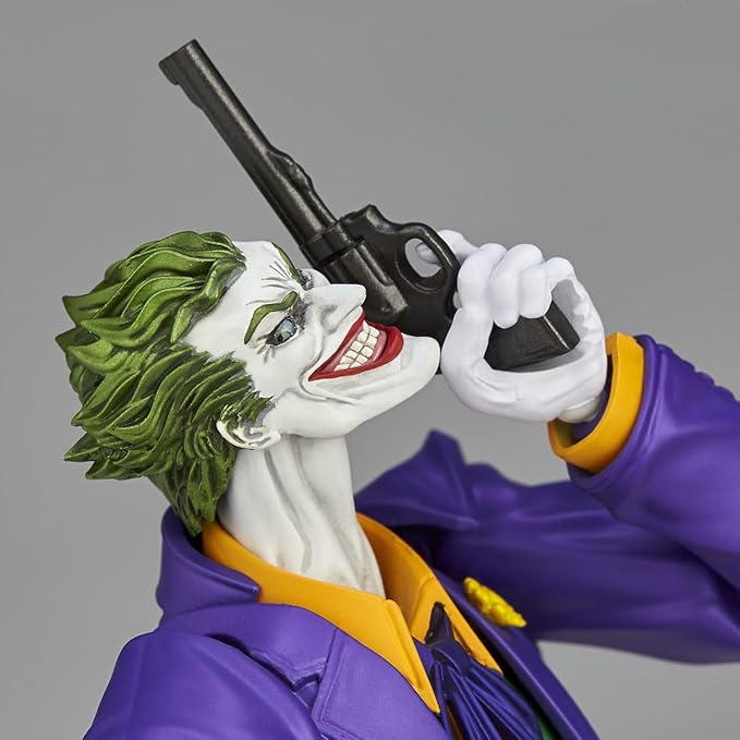 Dc Comics Amazing Yamaguchi Ver.1.5 Joker Arkham  Knight Revoltech Articulated Figures By Kaiyodo - Image 3