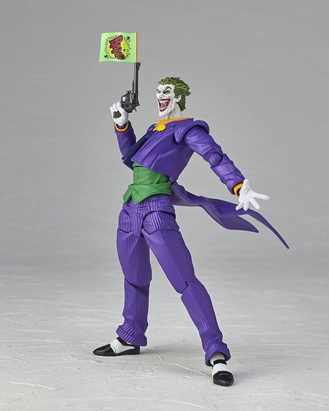 Dc Comics Amazing Yamaguchi Ver.1.5 Joker Arkham  Knight Revoltech Articulated Figures By Kaiyodo - Image 4