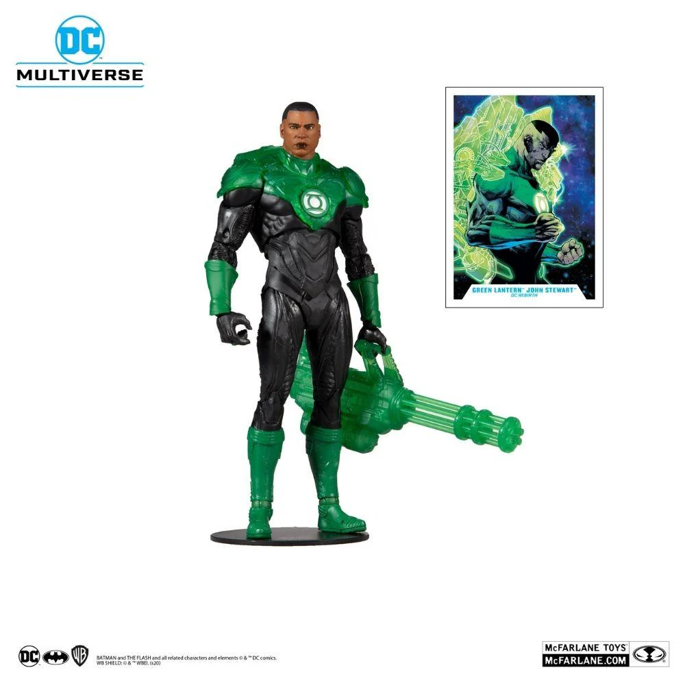 DC MULTIVERSE 7" - MODERN COMIC GREEN LANTERN (JOHN STEWART) - Image 3