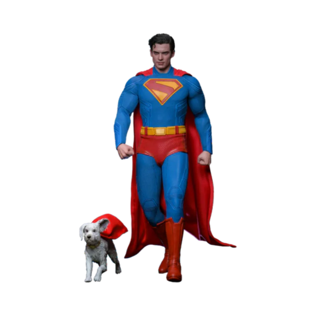 DC Superman & Krypto Sixth Scale Action Figure By Hot Toys