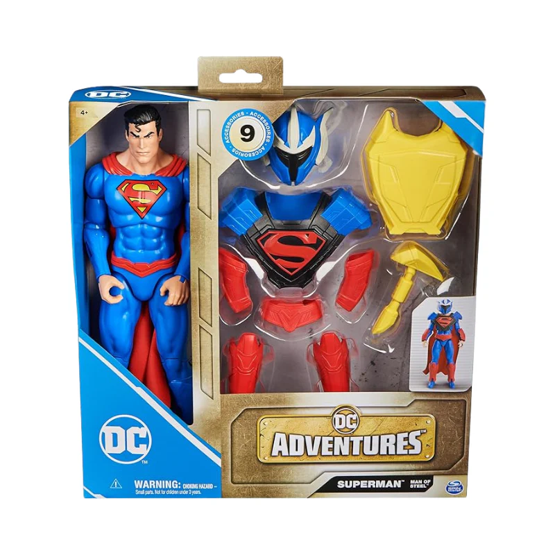 DC Universe Fig 12" Adventures Superman Man of Steel By Spin Master - Image 2