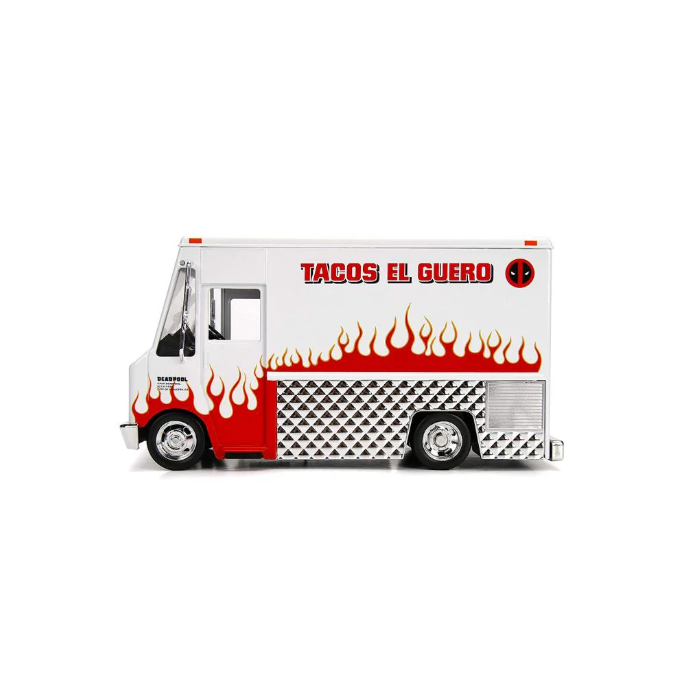 Deadpool - Food Truck Hollywood Rides 1:24 Scale Diecast Veh - Image 2
