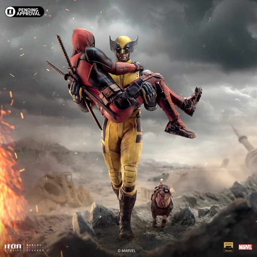 DEADPOOL & WOLVERINE - DEADPOOL & WOLVERINE ART SCALE 1/10 STATUE BY IRON STUDIOS - Image 3