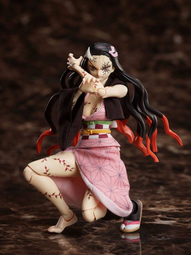 Demon Slayer Kimetsu no Yaiba Nezuko Kamado Demon Advancing Version 1/12 BUZZmod Action Figure - Image 3