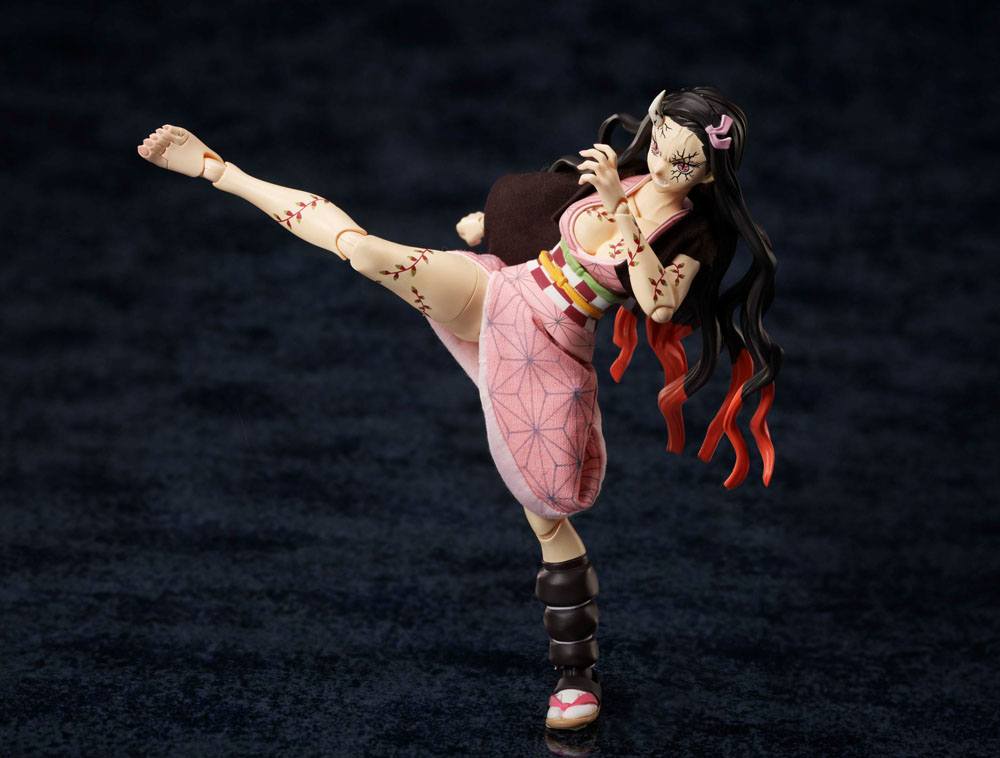 Demon Slayer Kimetsu no Yaiba Nezuko Kamado Demon Advancing Version 1/12 BUZZmod Action Figure - Image 4