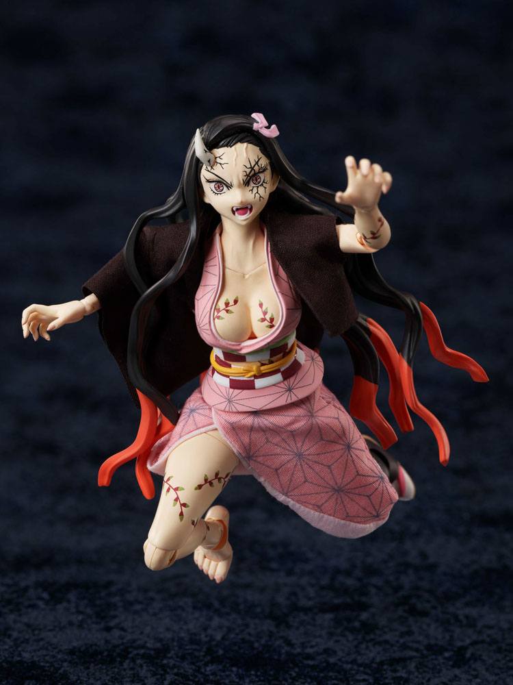 Demon Slayer Kimetsu no Yaiba Nezuko Kamado Demon Advancing Version 1/12 BUZZmod Action Figure - Image 5