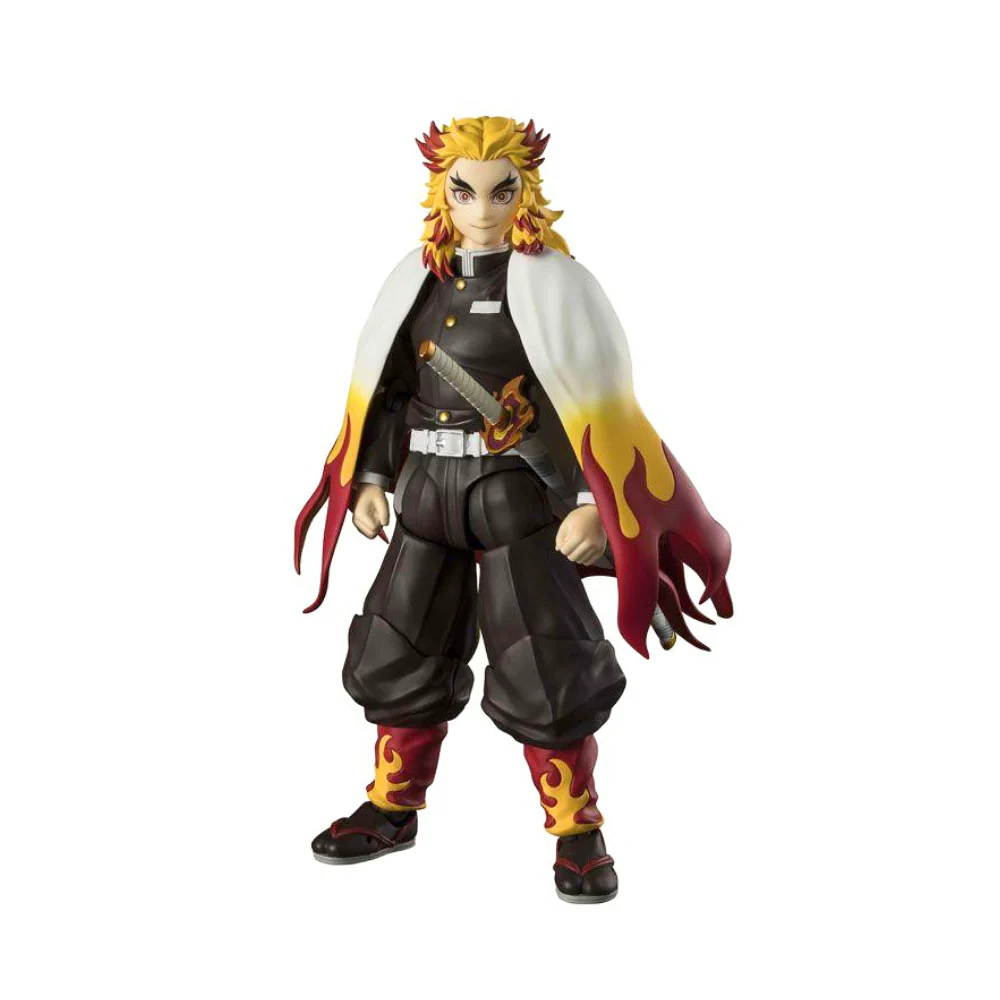 Demon Slayer Kyojuro Rengoku Articulated Figures SH Figuarts By Bandai Tamashii