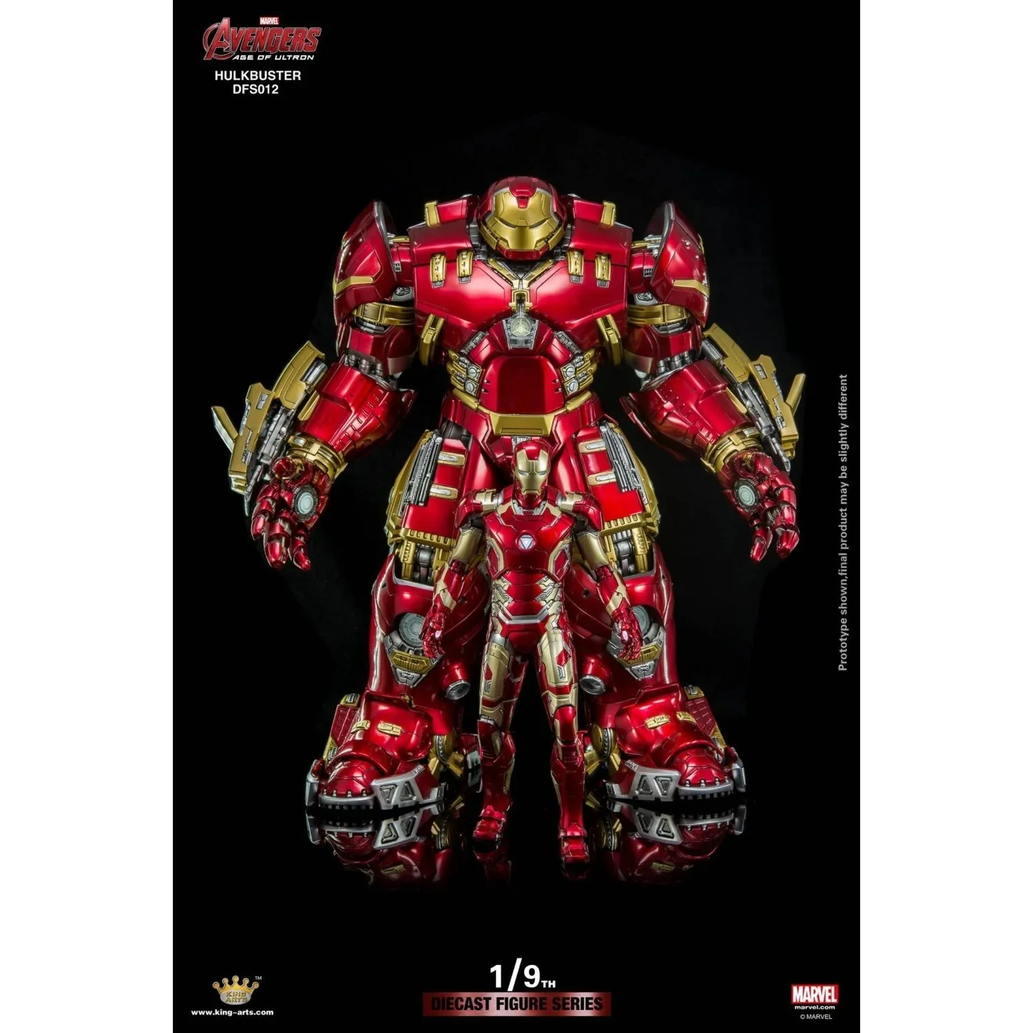 Avengers Age of Ultron MK44 Hulkbuster 1/9 Diecast Figure by King Arts - Image 4