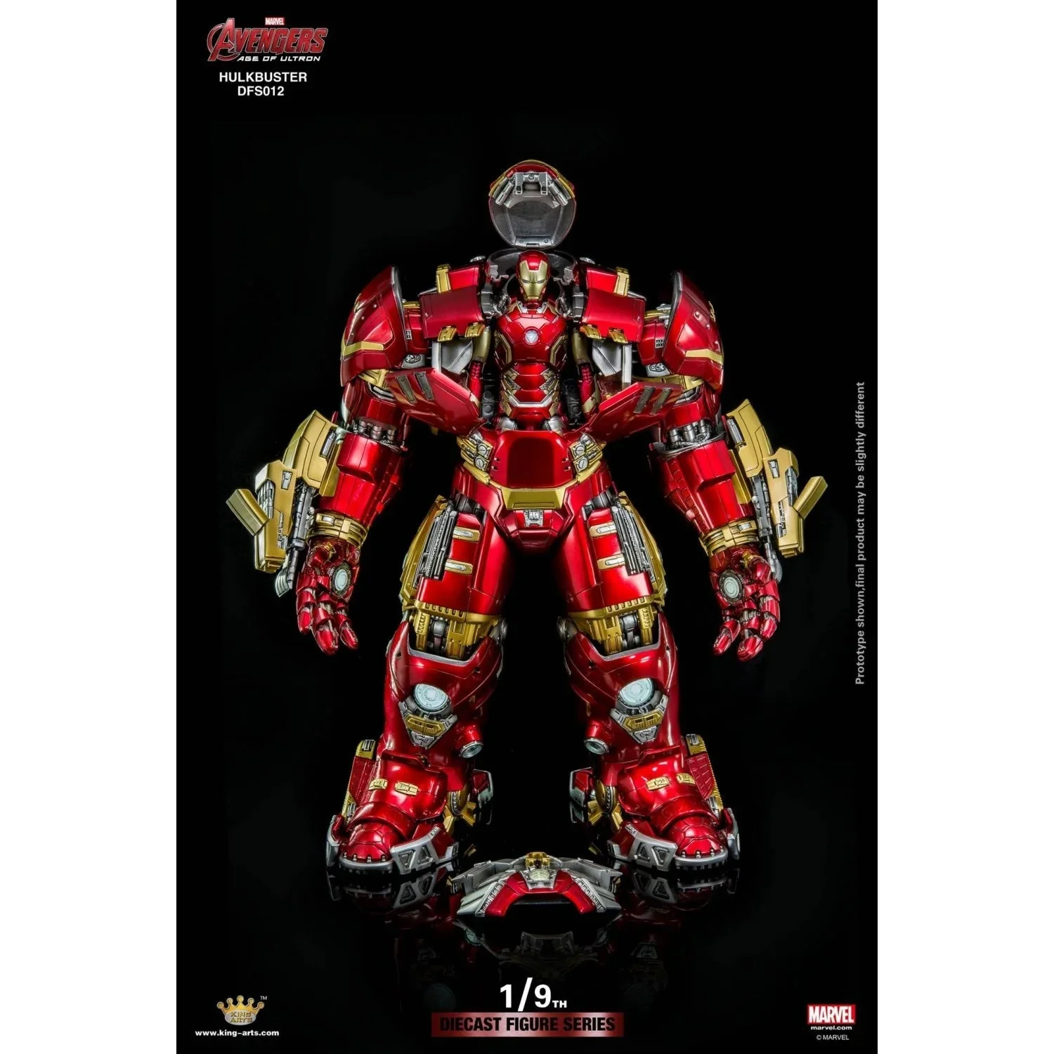Avengers Age of Ultron MK44 Hulkbuster 1/9 Diecast Figure by King Arts - Image 5