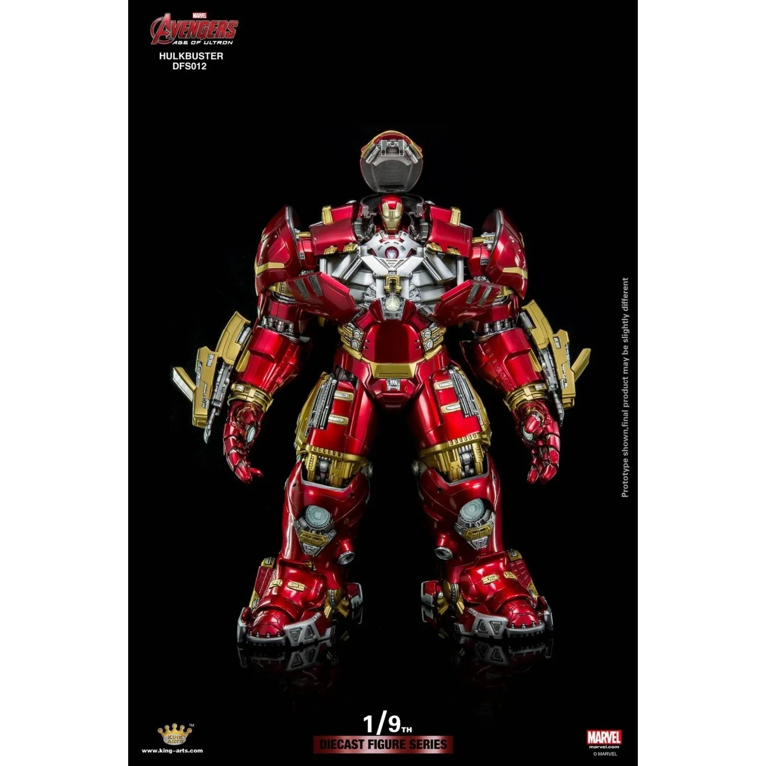 Avengers Age of Ultron MK44 Hulkbuster 1/9 Diecast Figure by King Arts - Image 6