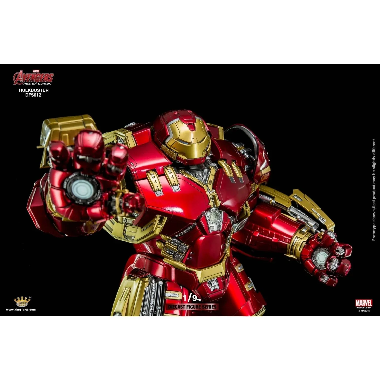 Avengers Age of Ultron MK44 Hulkbuster 1/9 Diecast Figure by King Arts - Image 7