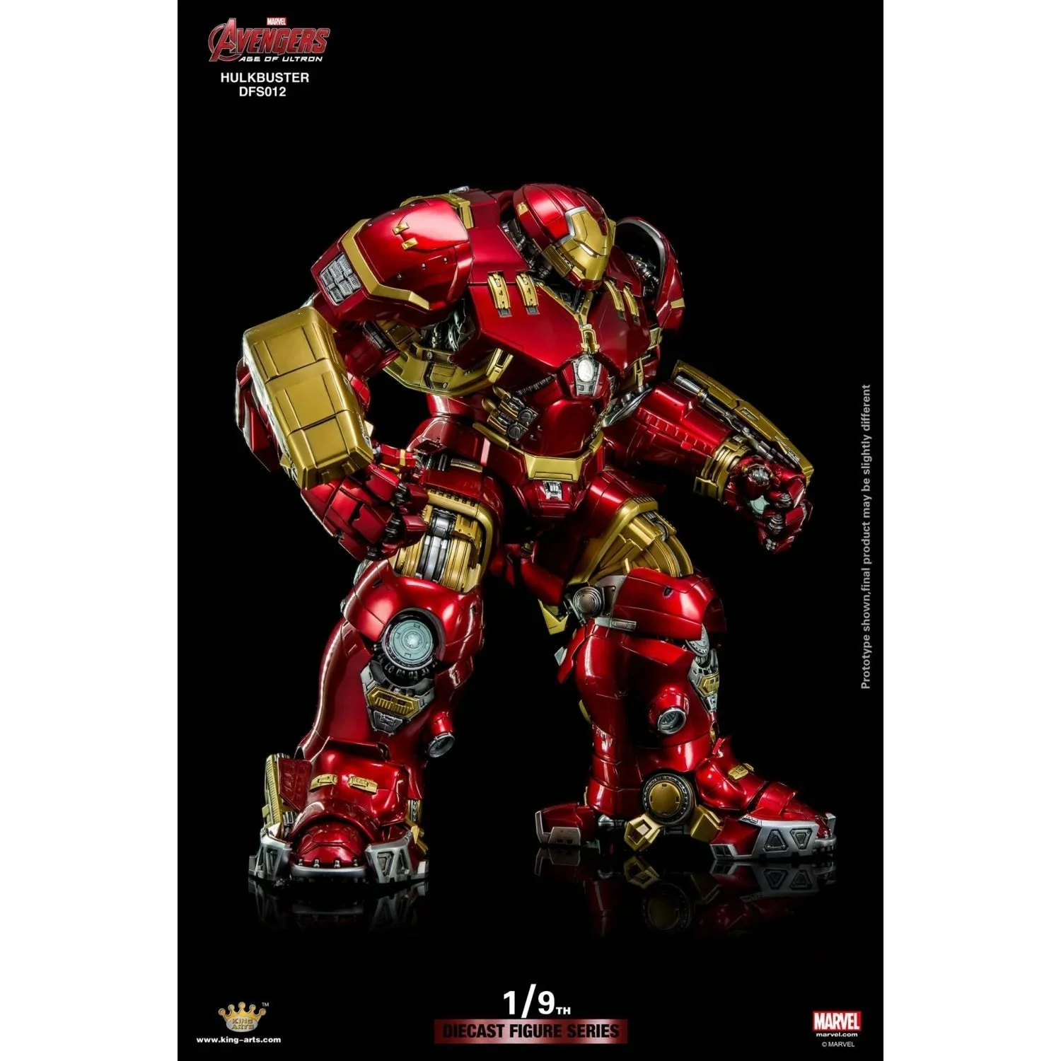 Avengers Age of Ultron MK44 Hulkbuster 1/9 Diecast Figure by King Arts - Image 8