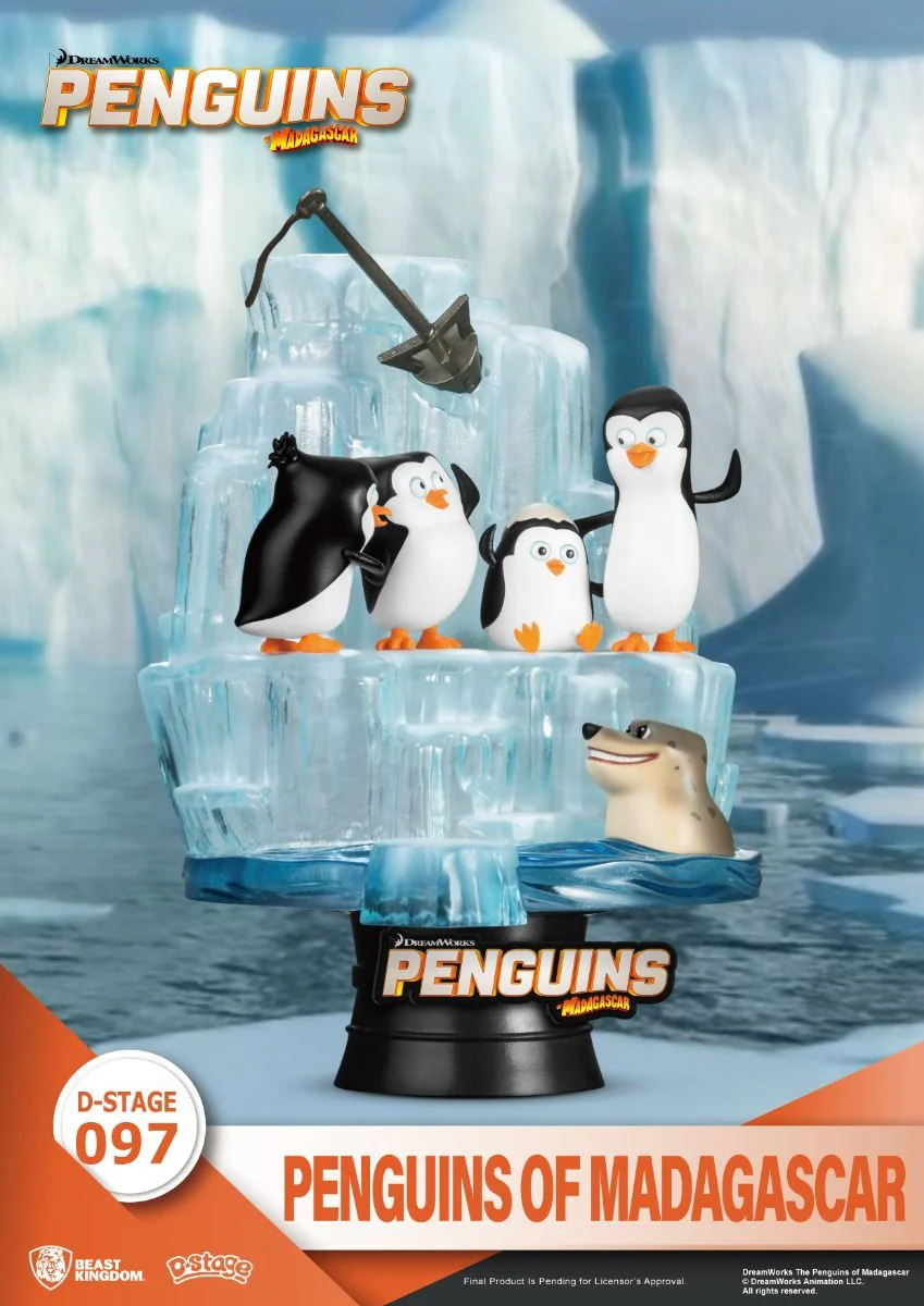 Dream Works Penguins Of Madagascar Diorama Stage by Beast Kingdom (Diorama Stage-097) - Image 5