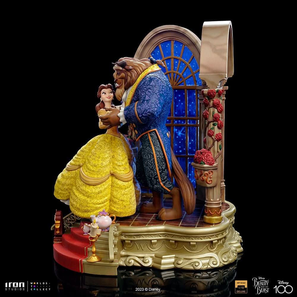 Disney Beauty and the Beast Deluxe Disney 100Th - Beauty and Bea By Iron Studio - Image 4