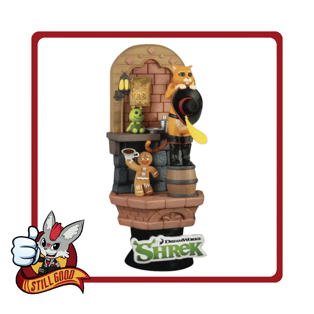 Disney Puss In Boots Diorama Stage by Beast Kingdom (Diorama Stage-096) [Damaged Box]