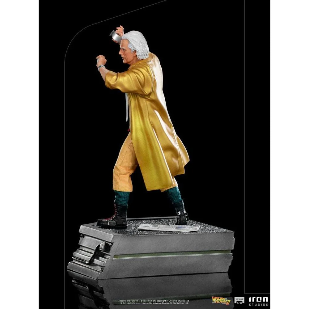 Back To The Future II - Doc Brown Art Scale 1/10 Statue By Iron Studios - Image 3
