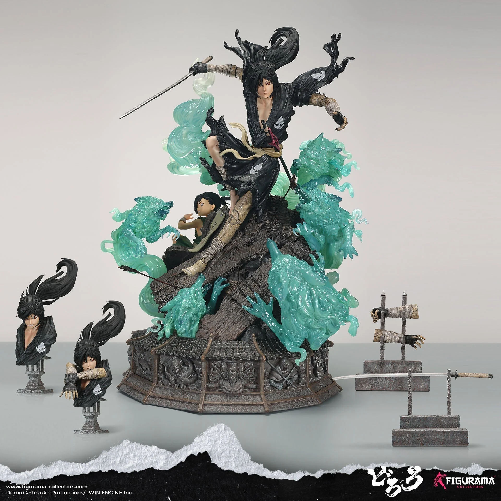 Dororo & Hyakkimaru Elite Fandom Statue By Figurama - Image 3
