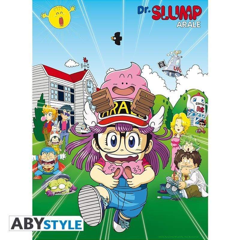 Dr Slump Penguin Village 52X38 cm Poster by Abysse