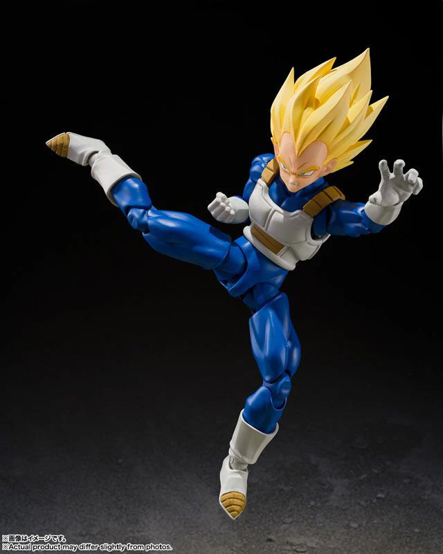 Dragon Ball Super Saiyan Vegeta Dangerous Pride SH Figuarts Action Figure By Bandai Tamashii - Image 5