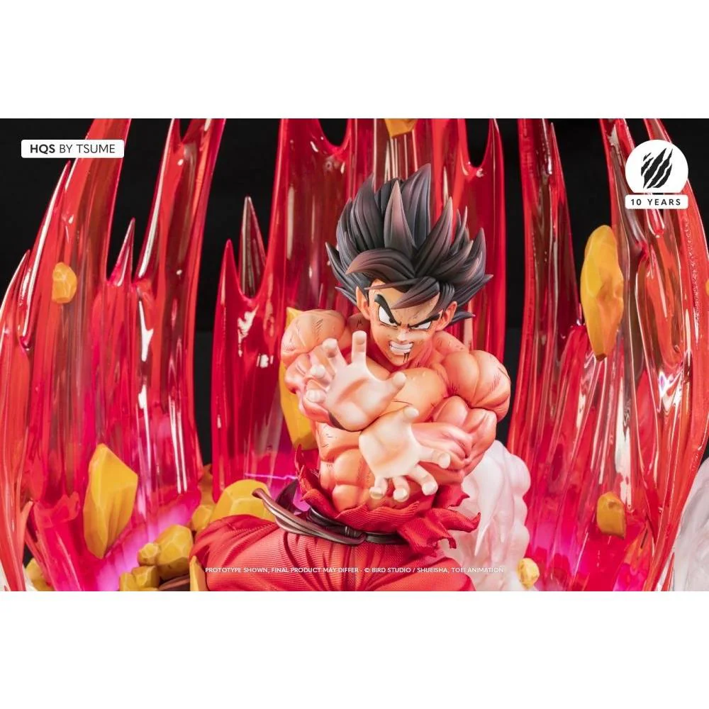 Dragon Ball Z Goku Kaio-ken 1/6 Scale Limited Edition HQS Statue by Tsume Art - Image 2
