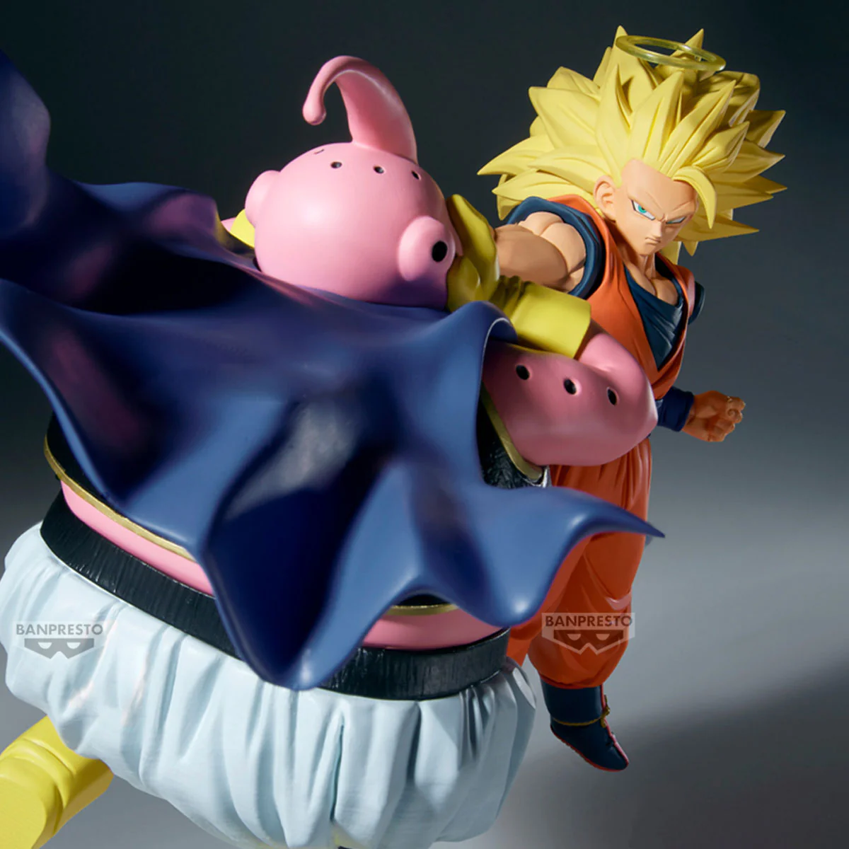 DRAGON BALL Z MATCH MAKERS SUPER SAIYAN 3 SON GOKU(VS MAJIN BUU) Figure By Banpresto - Image 2