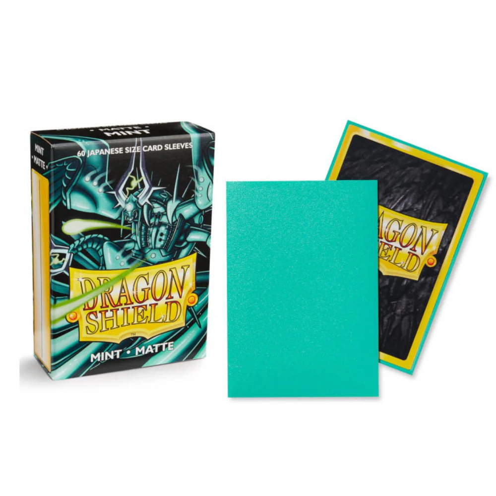 Dragon Shield Small Sleeves - Japanese Matte Mint (60 Sleeves)