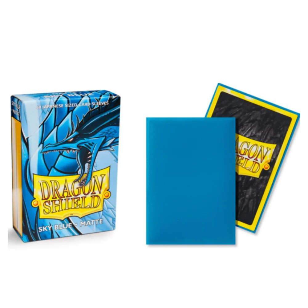 Dragon Shield Small Sleeves - Japanese Matte Sky Blue (60 Sleeves)