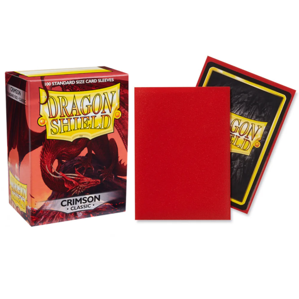Dragon Shield Standard Sleeves - Crimson (100 Sleeves)