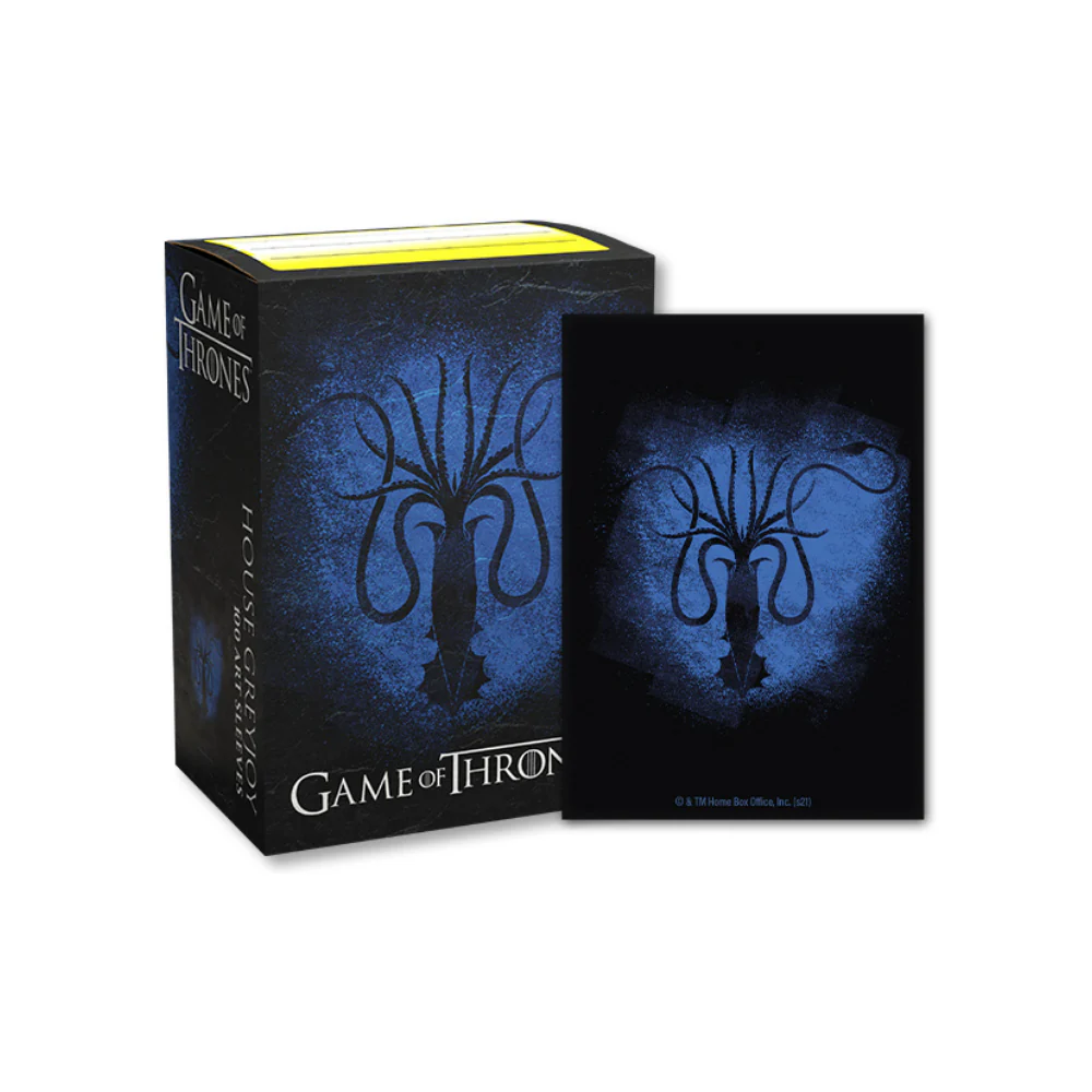 Dragon Shield Standard Sleeves - Game of Thrones House Greyjoy (100 Sleeves)