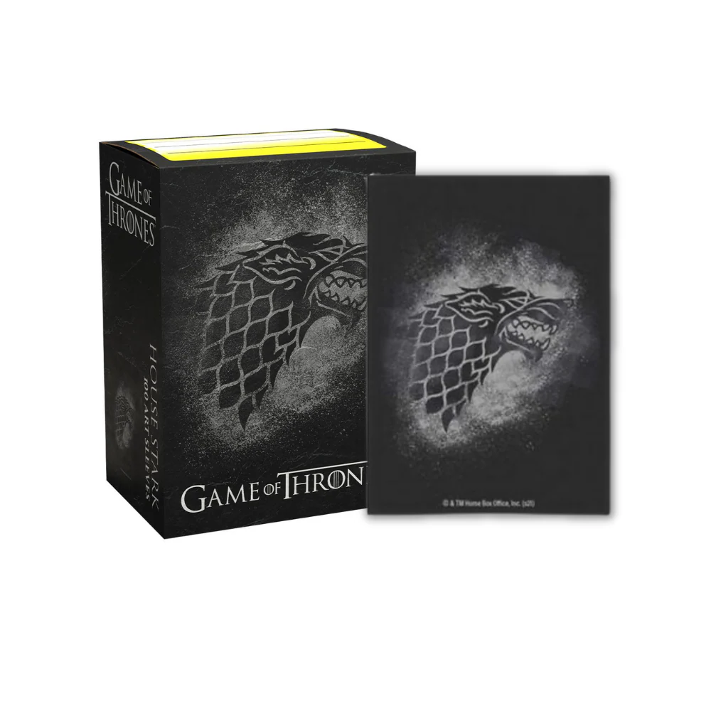 Dragon Shield Standard Sleeves - Game of Thrones House Stark (100 Sleeves)