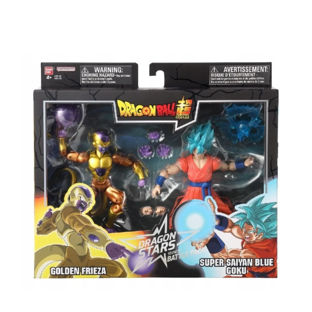 Dragon Ball Super: Dragon Stars - Golden Frieza Vs Super Saiyan Blue Goku Action Figure Battle Pack