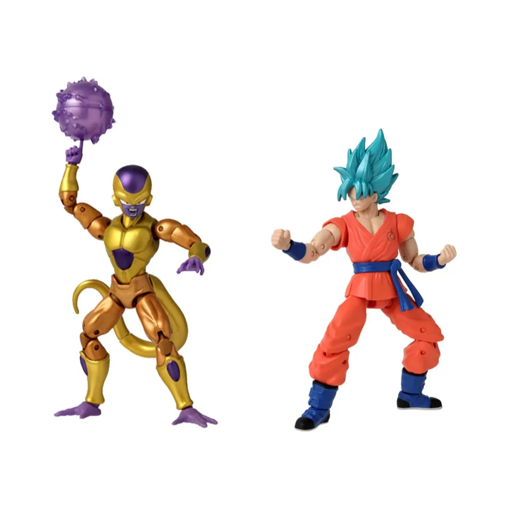 Dragon Ball Super: Dragon Stars - Golden Frieza Vs Super Saiyan Blue Goku Action Figure Battle Pack - Image 3