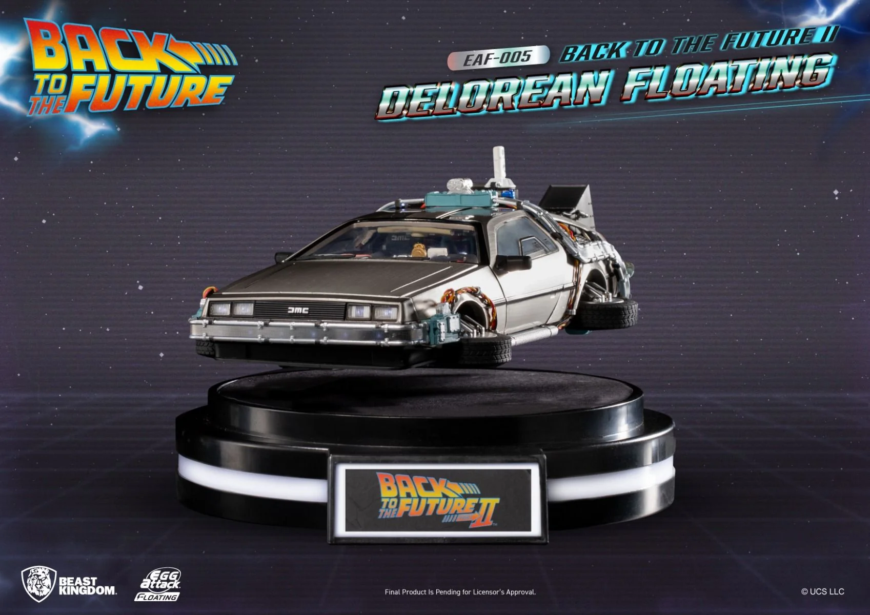 Back to the Future II Delorean Floating Egg Attack Floating - 005 By Beast Kingdom - Image 3