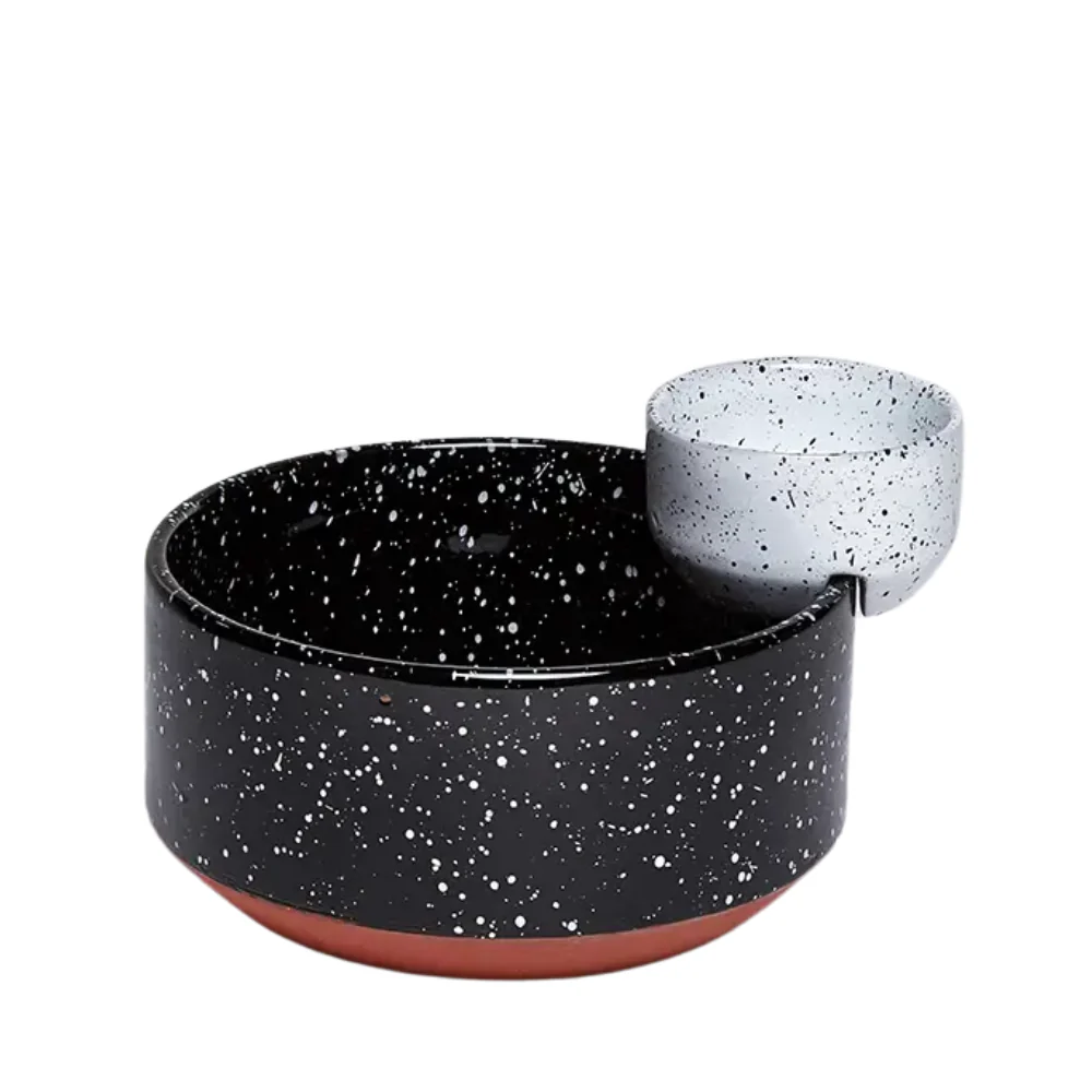 Eclipse Black & White Bowl by DOIY