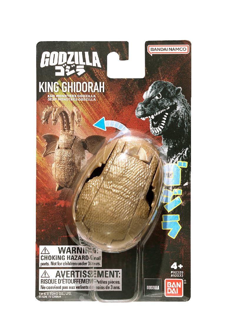 GODZILLA KING GHIDORAH EGG MONSTERS Action Figures By Bandai Namco - Image 2