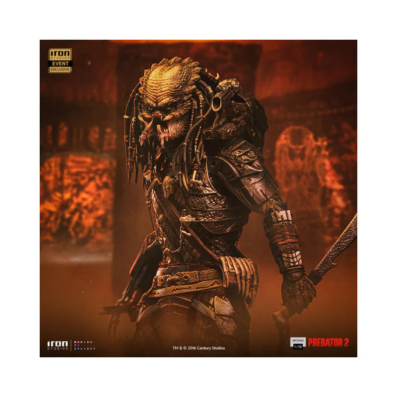 Elder Predator (2025 Event Exclusive) Predator 2 Art Scale 1/10 Scale Statuette By Iron Studios - Image 3