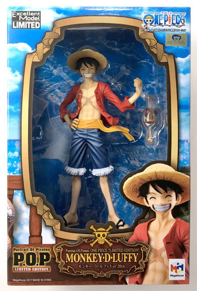 One Piece Monkey D. Luffy Ver 20th Anniversarry Portrait of the Pirates Figure by MegaHouse - Image 2