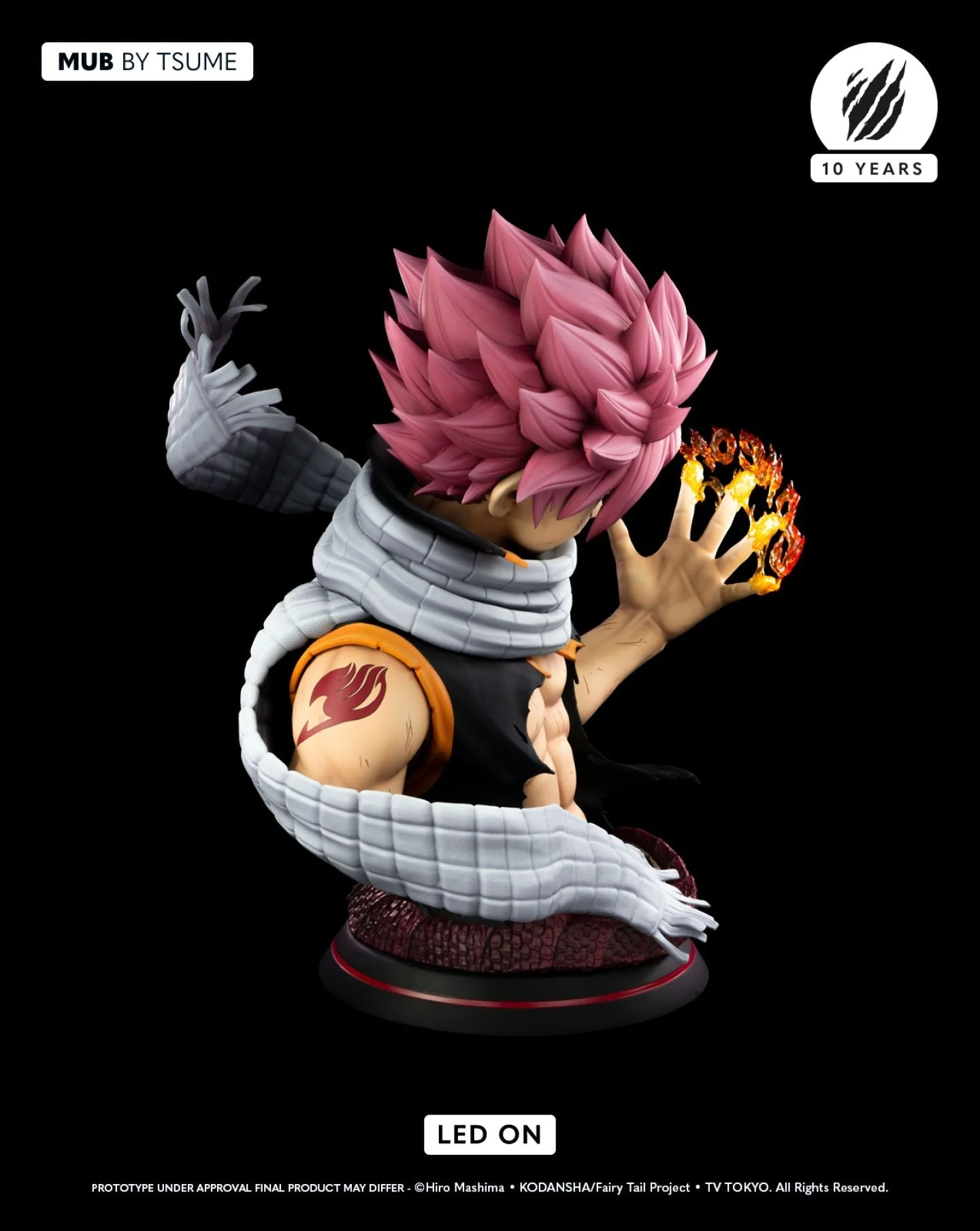 Fairy Tail  Natsu Dragneel 1/1 Scale  My Ultimate Bust Limited Edition Bust by Tsume Art - Image 4