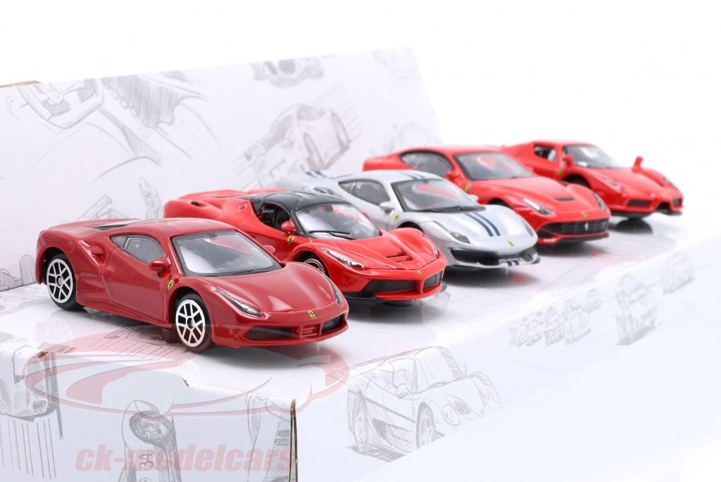 Ferrari 1:64 Ferrari Drive 5-Pk. Toys by Bburago - Image 2