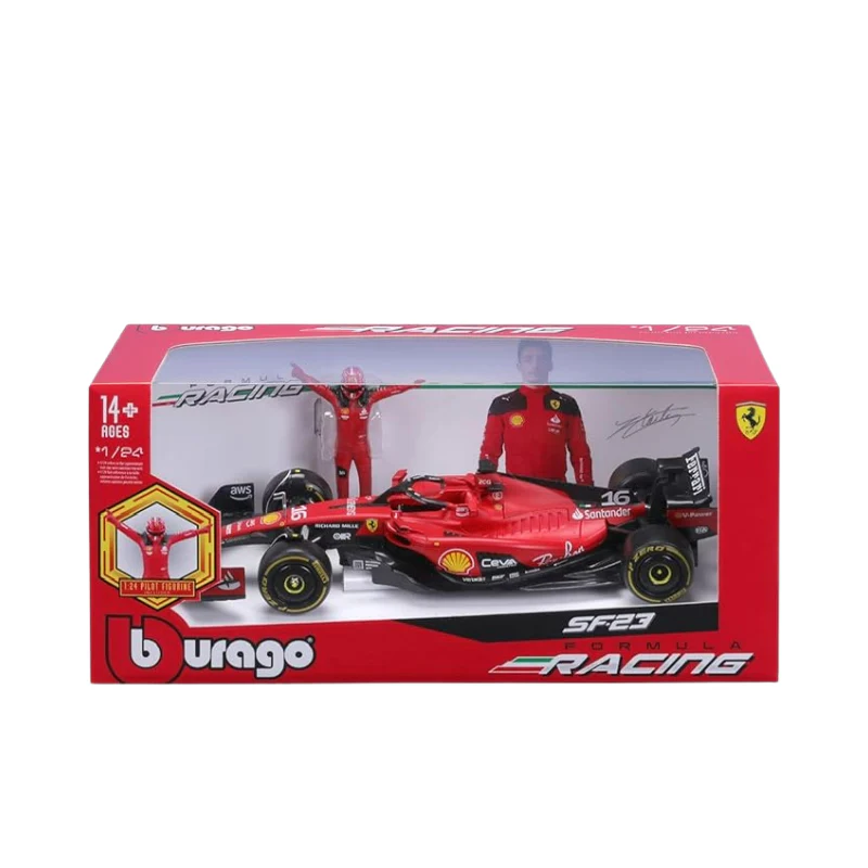 Ferrari 18-16820-1:18 Ferrari Deluxe - Sf-23-Chrles Leclerc (4893993 Toys by Bburago - Image 2