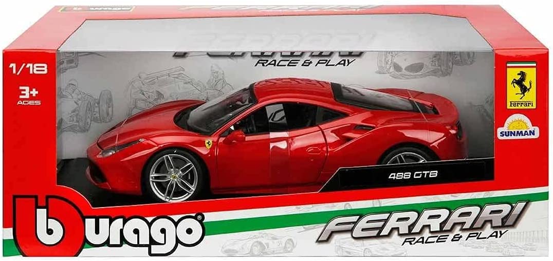 FERRARI R & P - Ferrari 488 GTB - 1/18 Diecast Cars by Bburago - Image 2