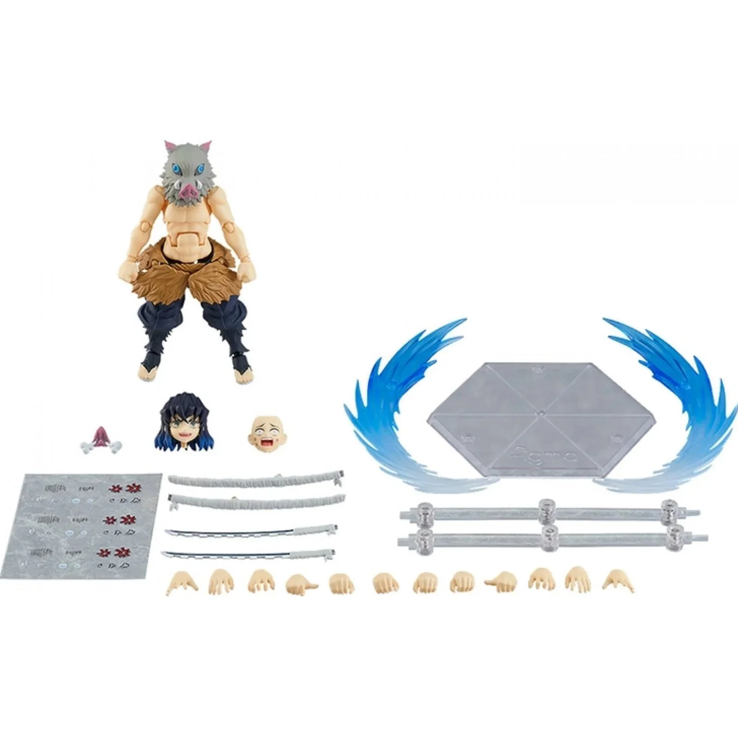 Figma Demon Slayer Inosuke Hashibira DX Edition - Image 4