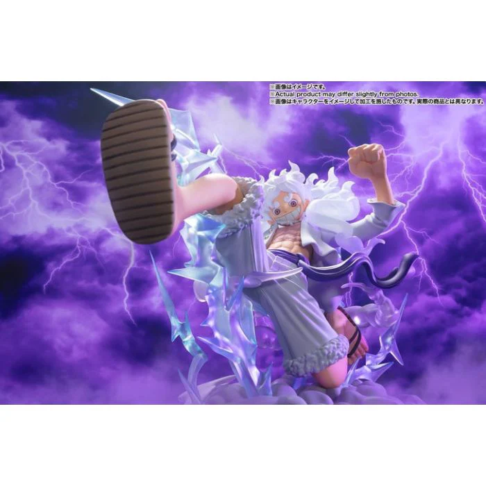 One Piece Monkey D. Luffy - GEAR 5 Figuarts ZERO Giant Figure By Bandai Tamashii - Image 5