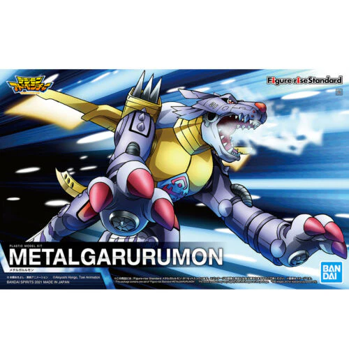 Digimon Metal Garurumon Figure-rise Standard Plastic Model Kit by Bandai - Image 2