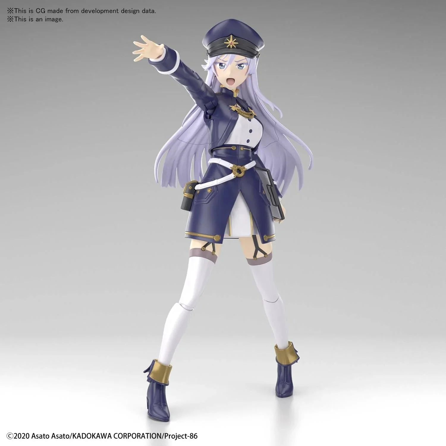 Sakura Wars Lena from 86 Eighty Six Figure-rise Standard Plastic Model Kit by Bandai - Image 2