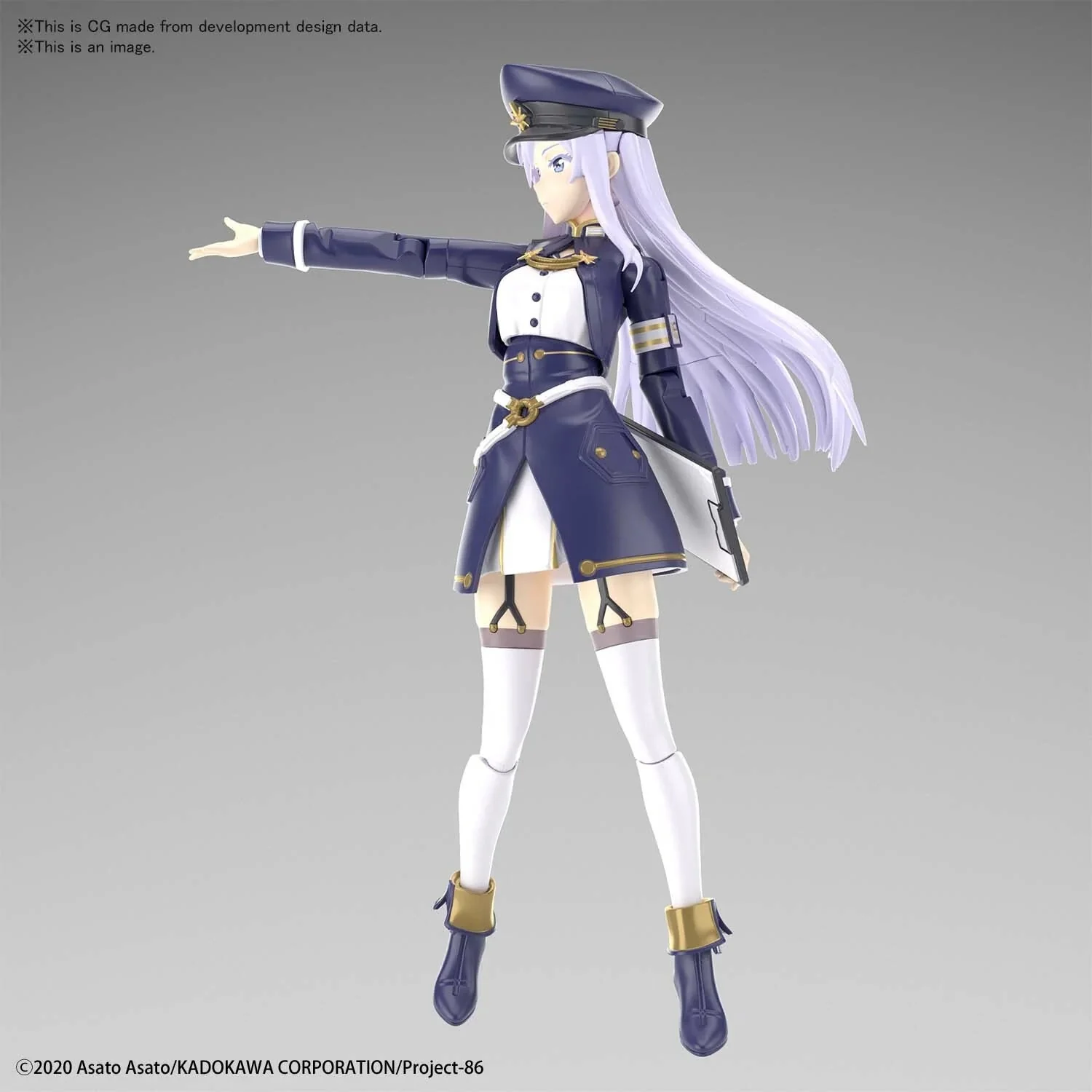Sakura Wars Lena from 86 Eighty Six Figure-rise Standard Plastic Model Kit by Bandai - Image 3