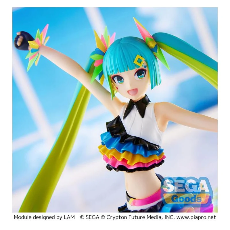 Hatsune Miku Project DIVA MEGA39's FiGURiZM Hatsune Miku (Catch the Wave) Figure by Sega - Image 3
